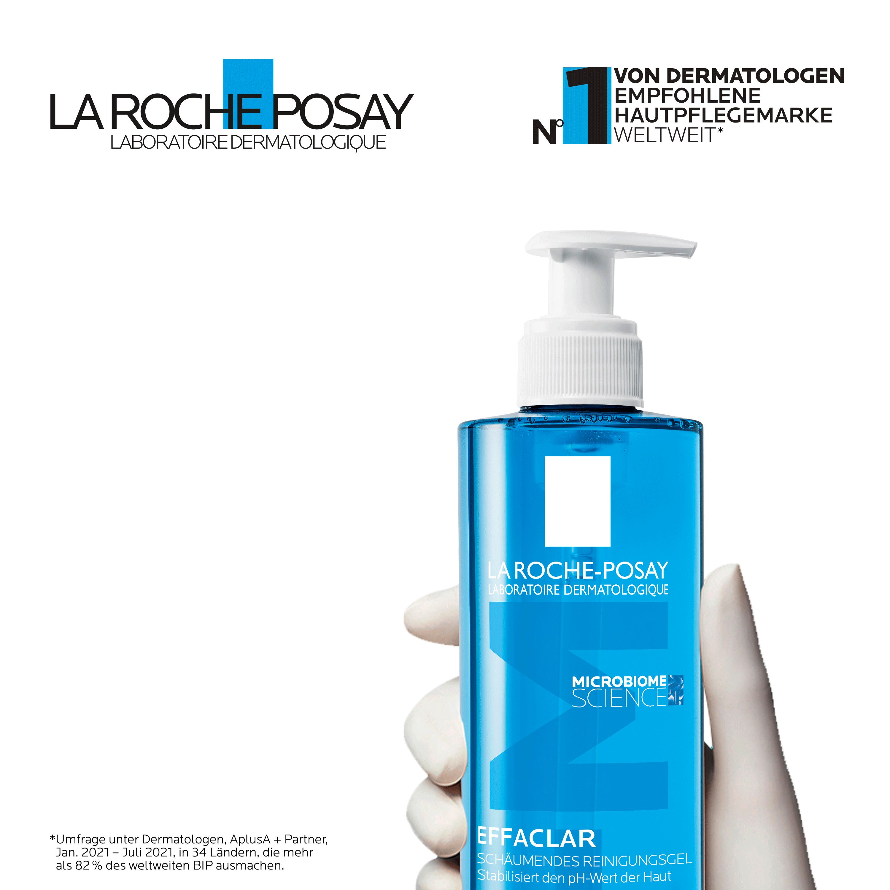  La Roche Posay Effaclar Schäumendes Reinigungsgel: Sanfte und erfrischende Reinigung für zu Akne neigende und fettige Haut