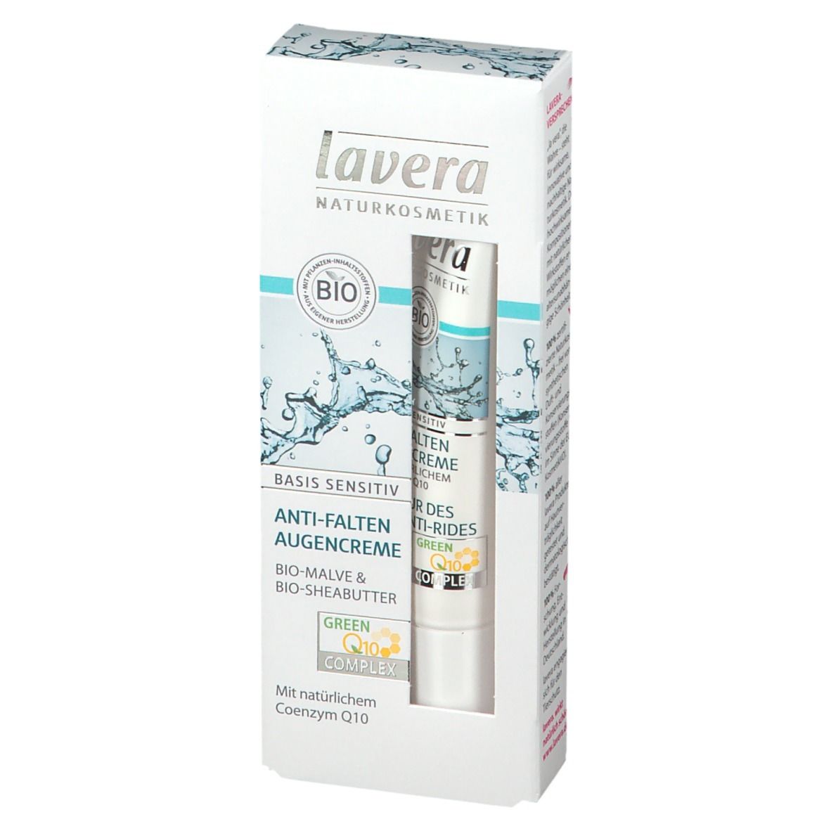 lavera basis sensitiv Anti-Falten Augencreme Q10