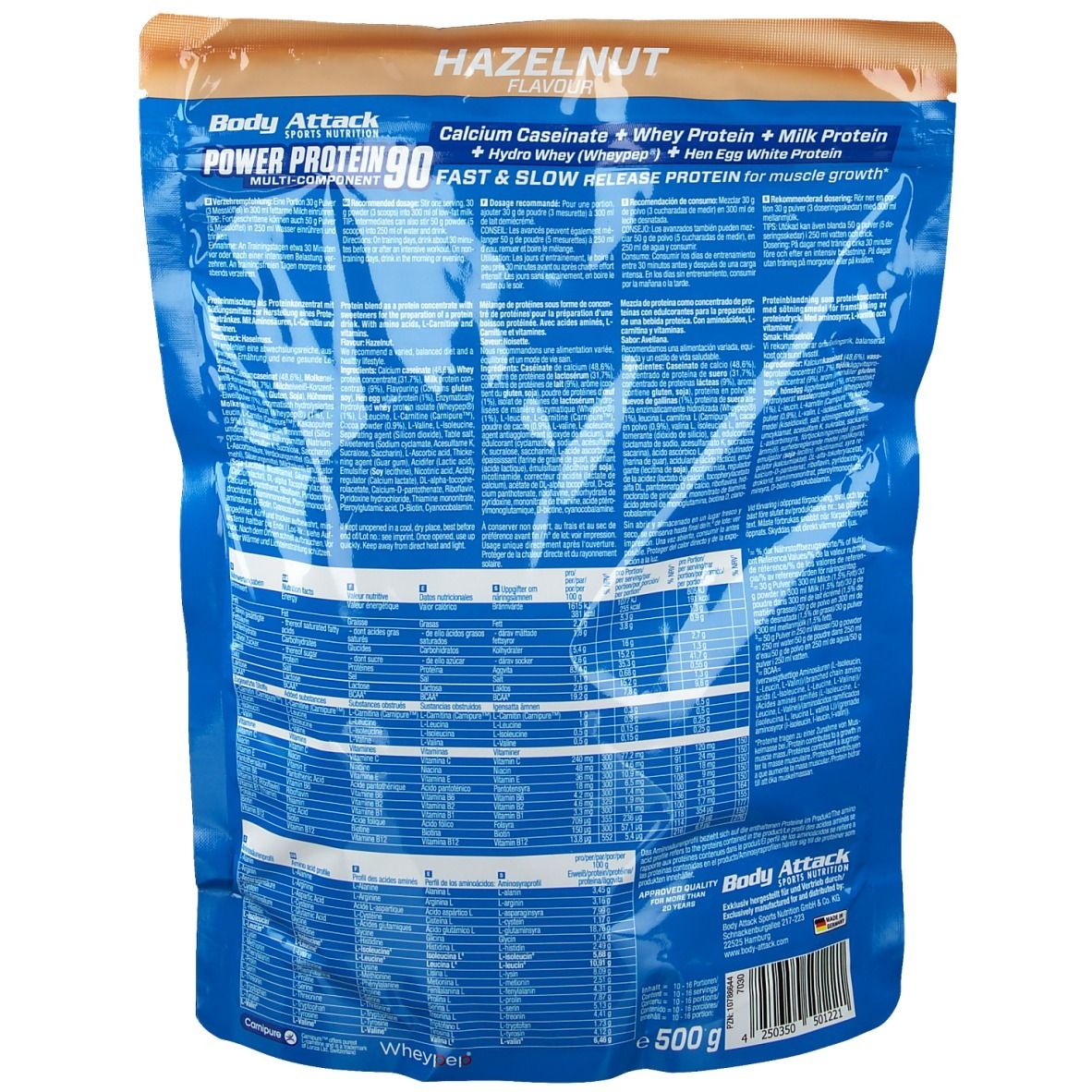 Body Attack Power Protein 90 Hazelnut Cream