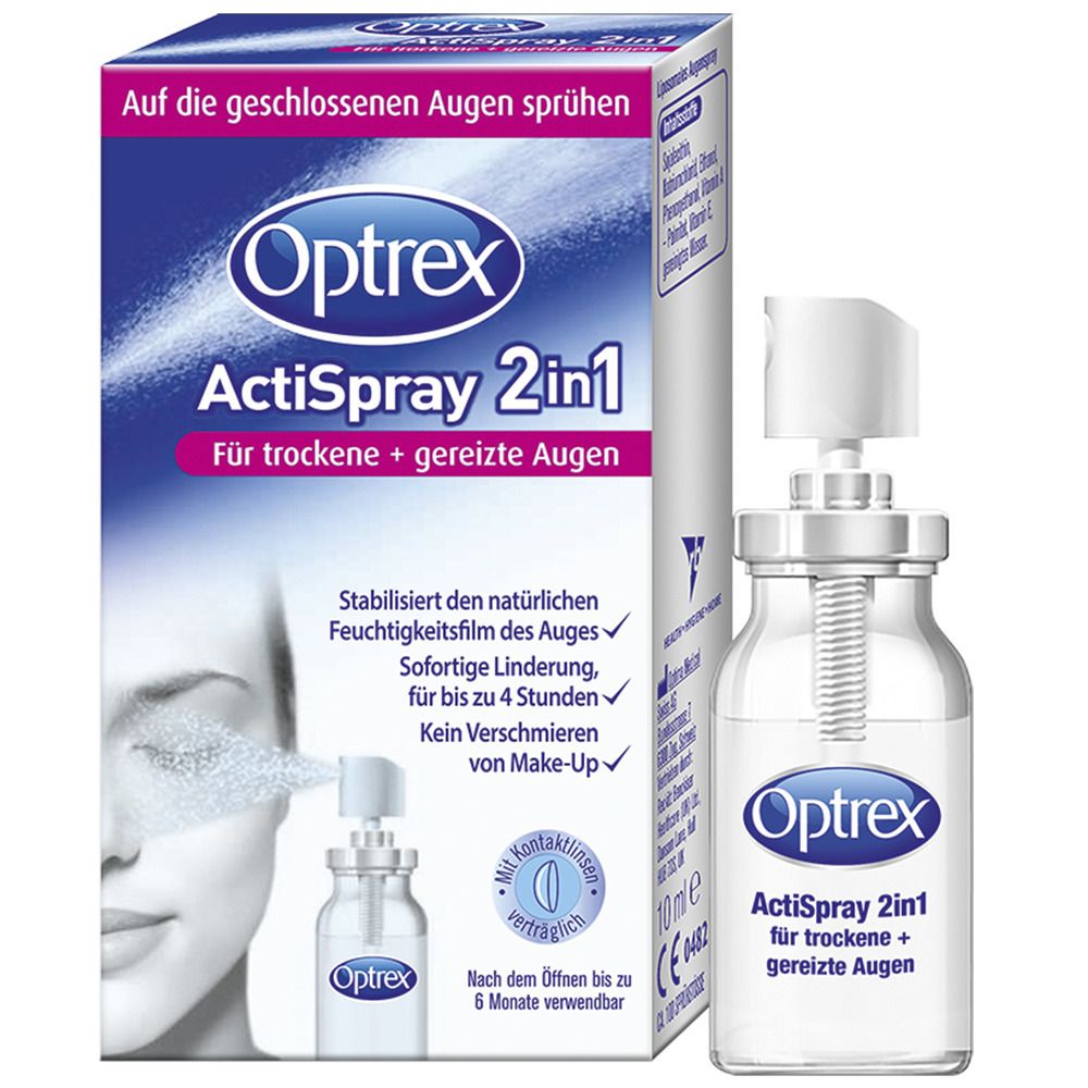 OPTREX ActiSpray 2en1 pour les yeux secs et irrités