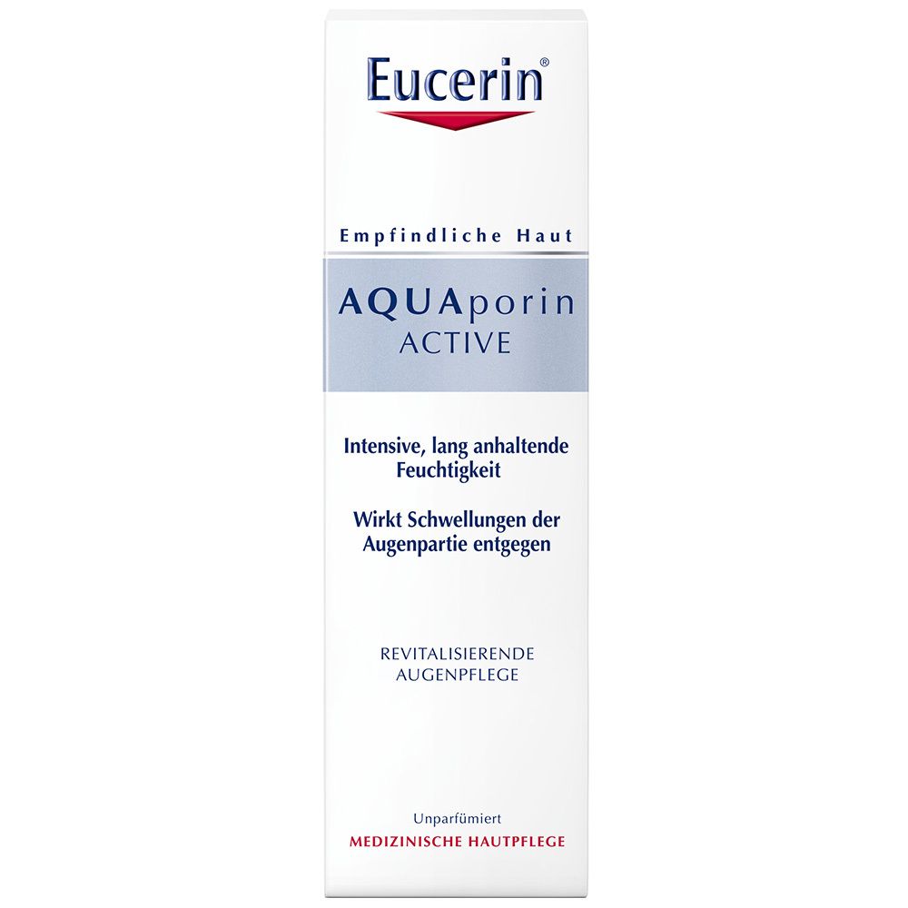 Eucerin AquaPorin Active Soin des yeux - Hydratation intense avec applicateur métallique rafraîchissant