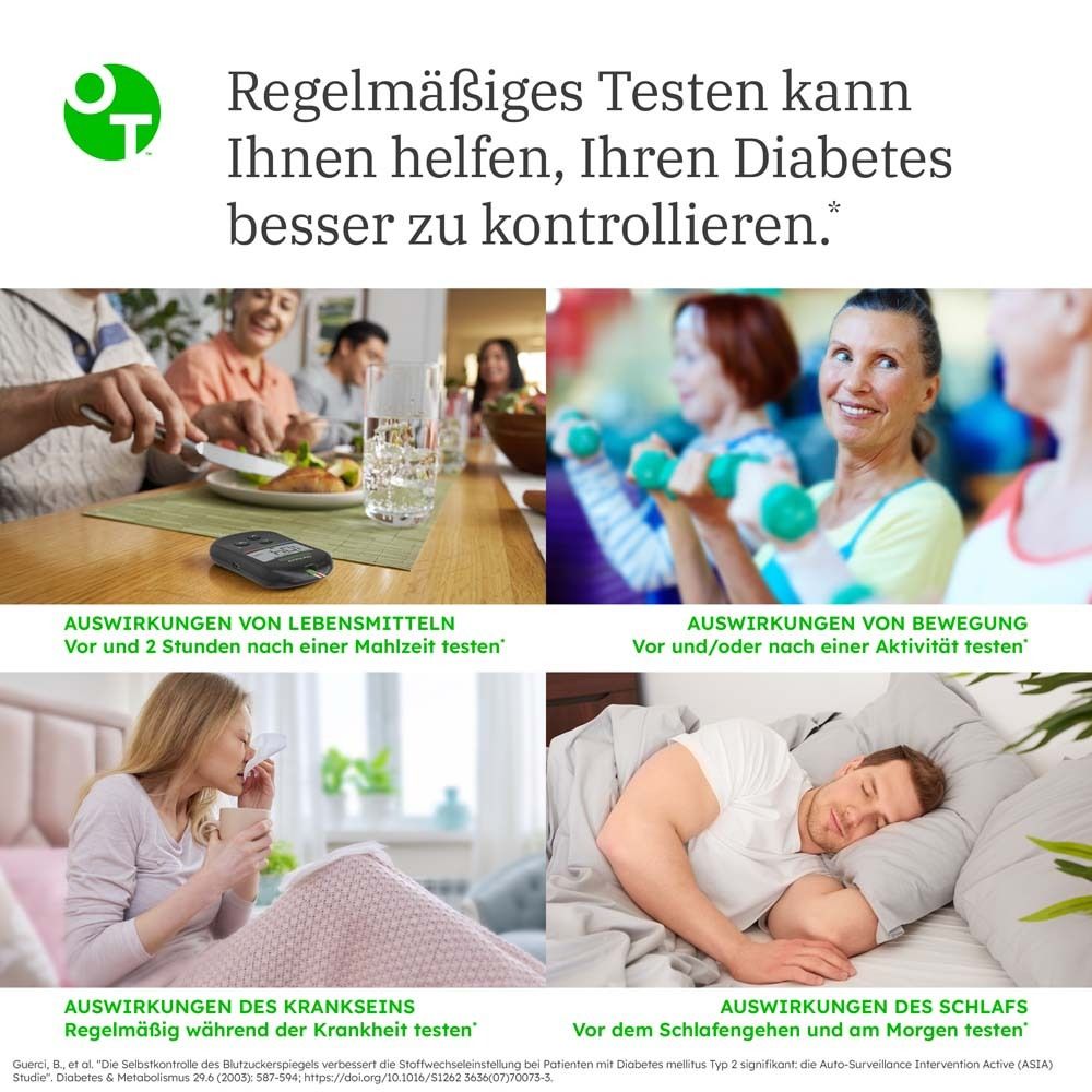 OneTouch Select® Plus Blutzuckerteststreifen zur Blutzucker-Messung bei Diabetes (Zucker-Krankheit)