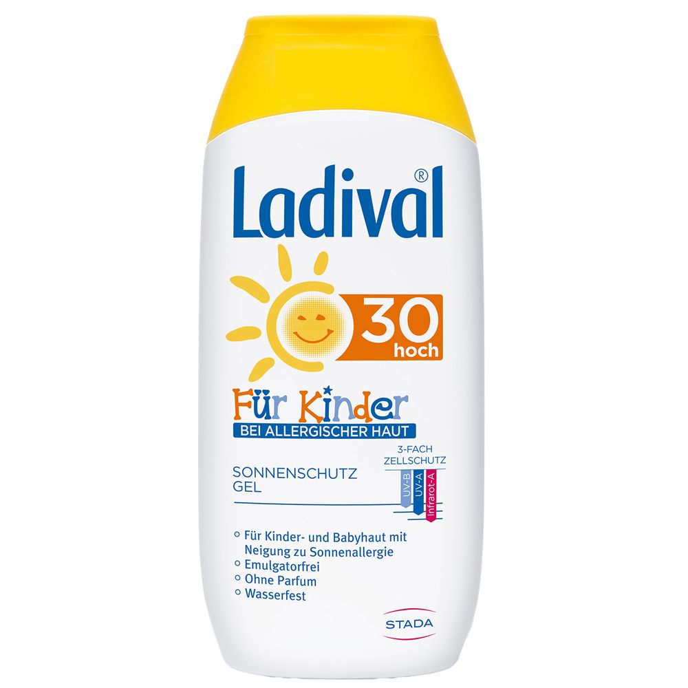 Ladival® Gel solaire enfants pour peaux allergiques FPS 30