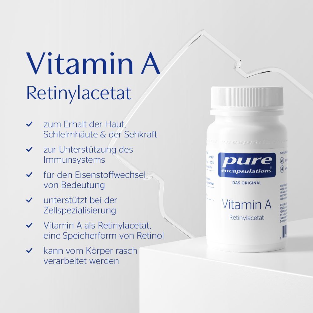 pure encapsulations® Vitamine A Rétinylacétate capsules