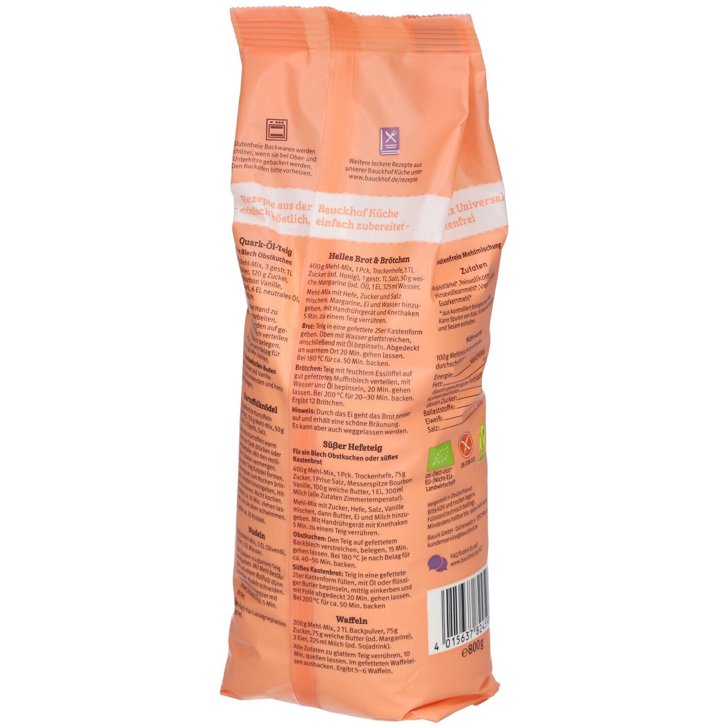 Bauckhof FarineMix Universel, sans gluten