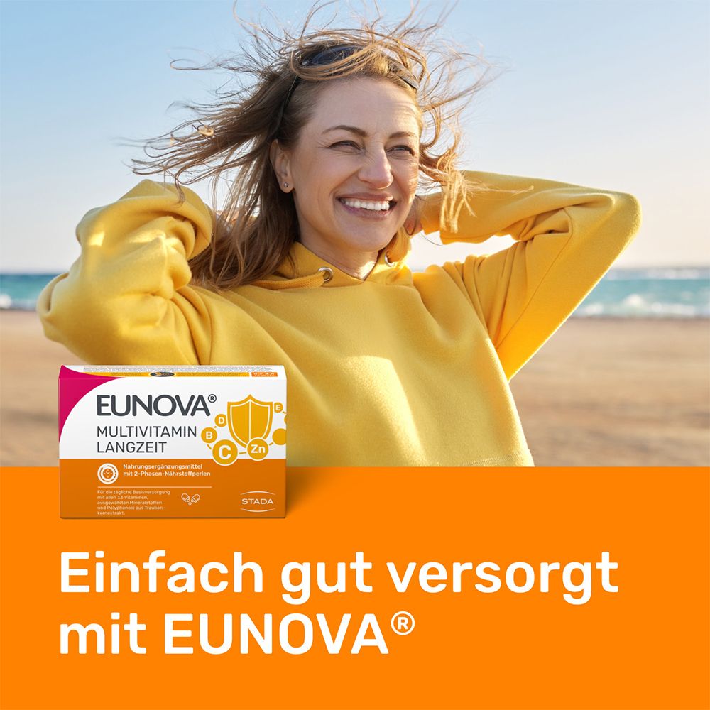 EUNOVA® Langzeit - Mikronährstoffkombination für die tägliche Basisversorgung mit Vitaminen, Mineralstoffen und Spurenelementen
