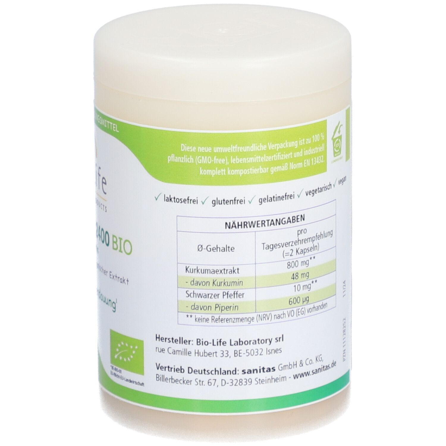 Bio-Life Curcuma 2400 BIO