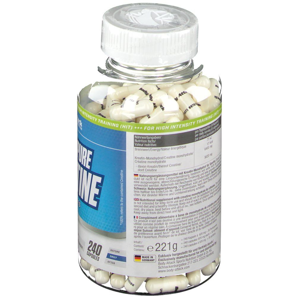 Body Attack 100 % Pure Creatine
