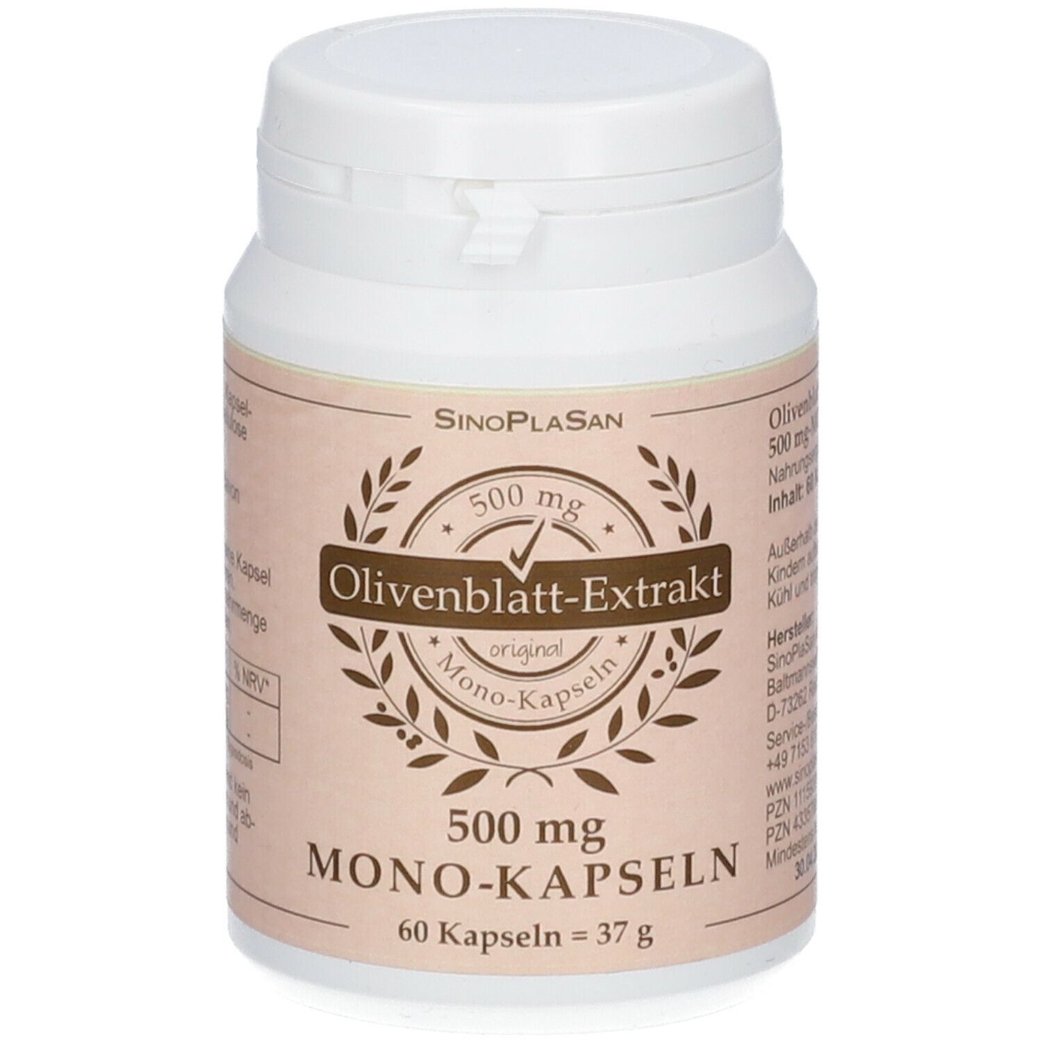Olivenblattextrakt 500 mg Mono-Kapseln