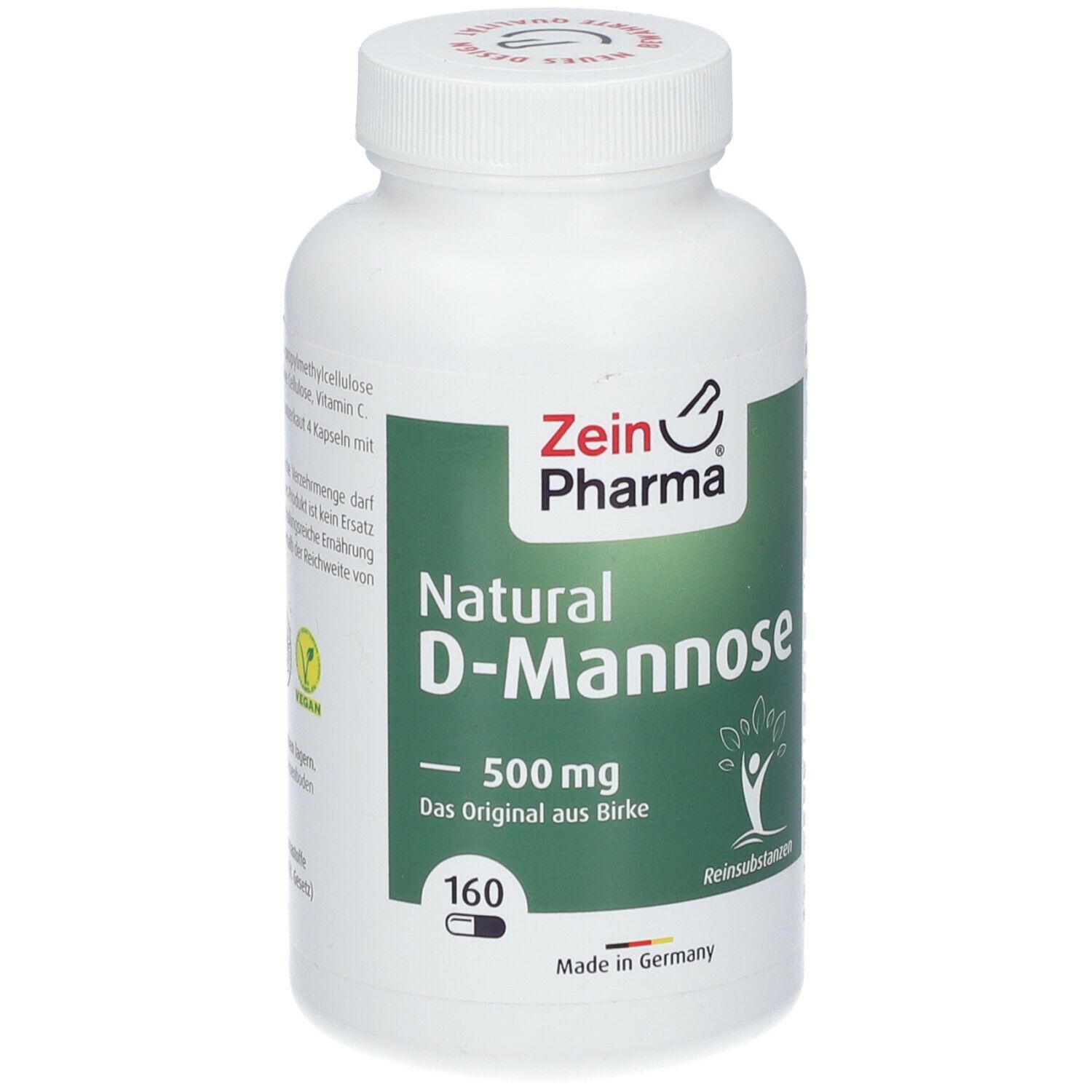 Natural D Mannose capsules 500 mg ZeinPharma