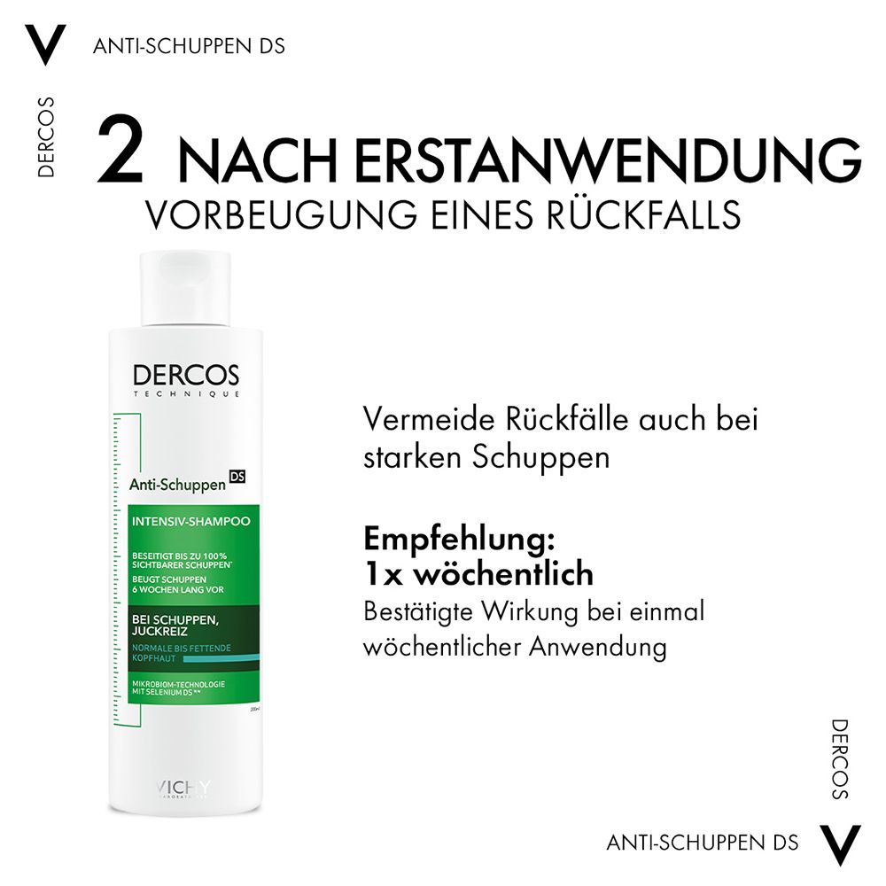 Vichy Dercos Anti-Schuppen Shampoo für normale bis fettige Kopfhaut