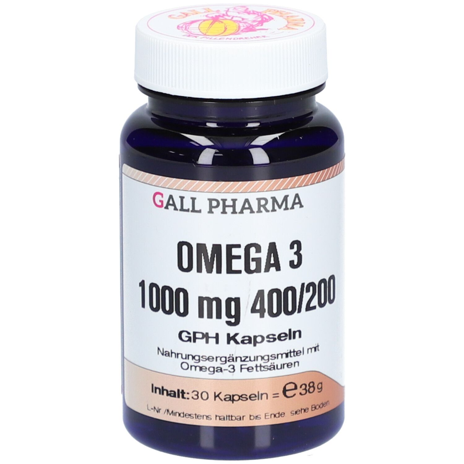 GALL PHARMA Oméga 3 1000 mg 400/200