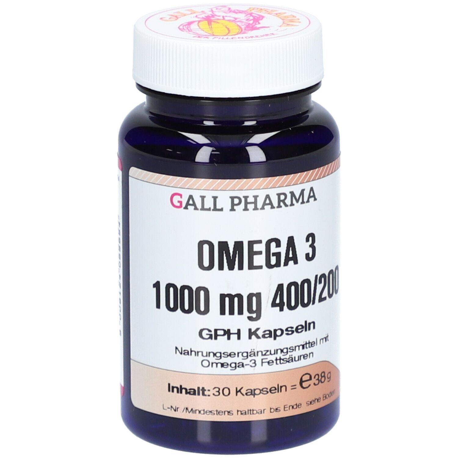 GALL PHARMA Oméga 3 1000 mg 400/200