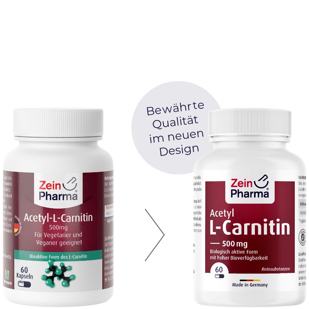 Acetyl L Carnitine capsules 500 mg ZeinPharma