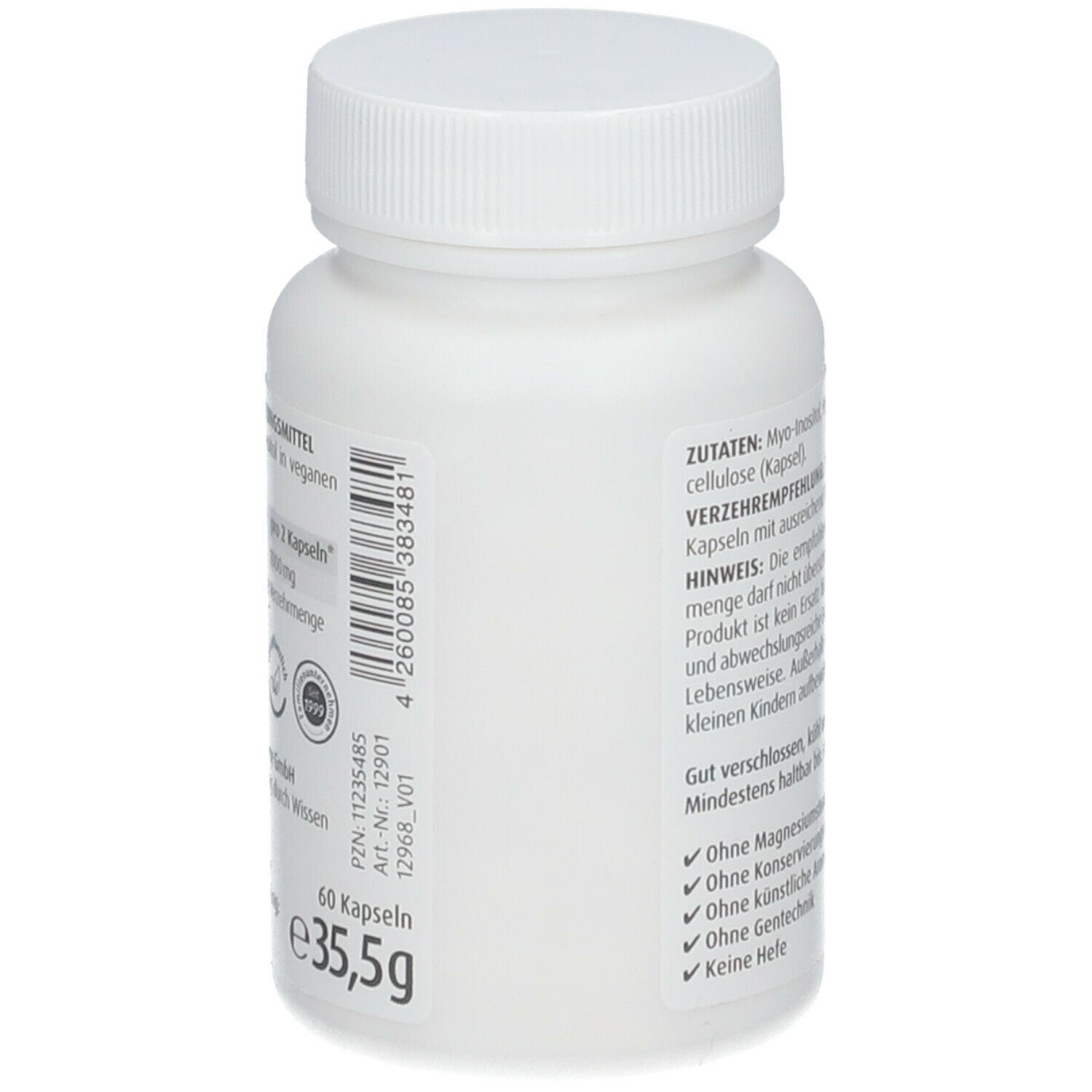 Myo Inositol capsules 500 mg ZeinPharma