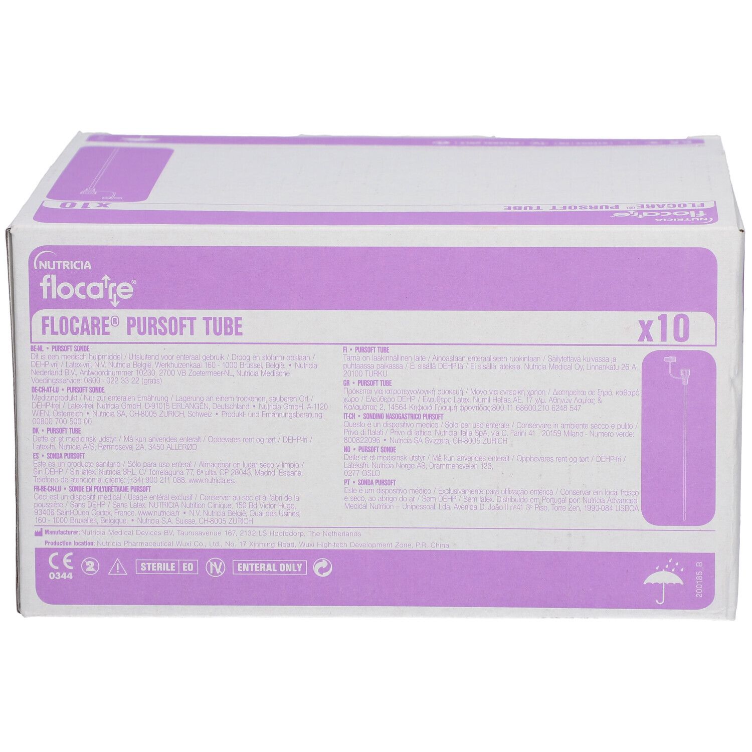 Sonda Transnasale Flocare Pursoft CH10 Con Filo Guida – Nutricia, PZN 11289506, 90 Cm
