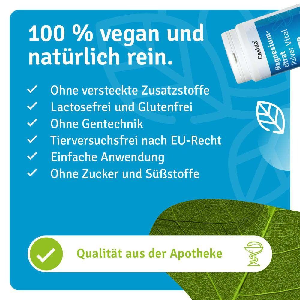 Graphique bleu avec texte : 100 % végétalien et naturellement pur. Sans additifs, sans lactose, sans gluten, sans génie génétique.