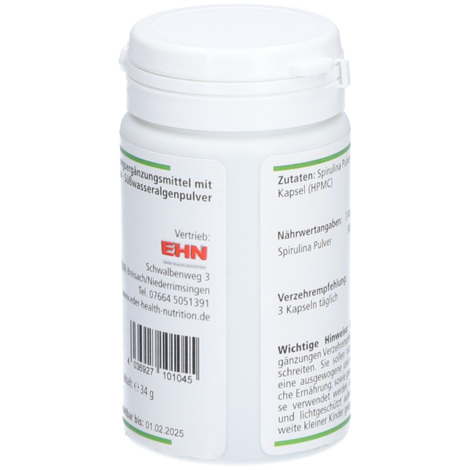 EDER Health Nutrition Spirulina