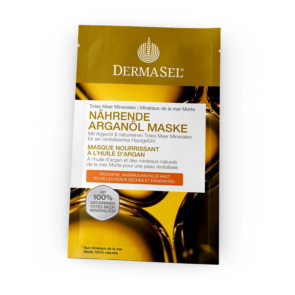 DERMASEL® Totes Meer Mineralien Nährende Arganöl Maske