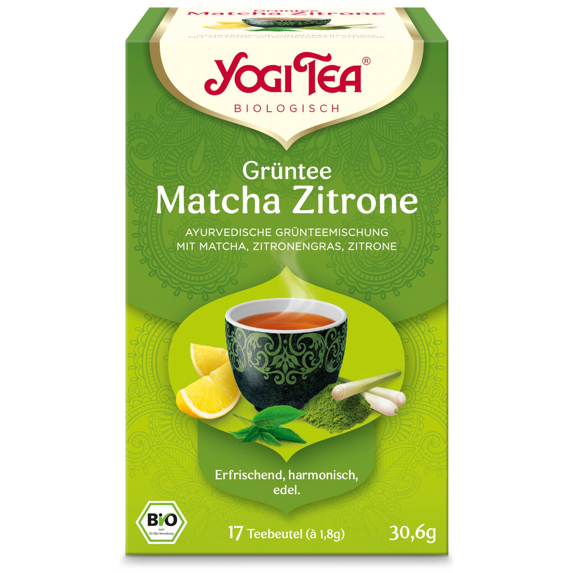 YOGI TEA® Thé vert Matcha citron