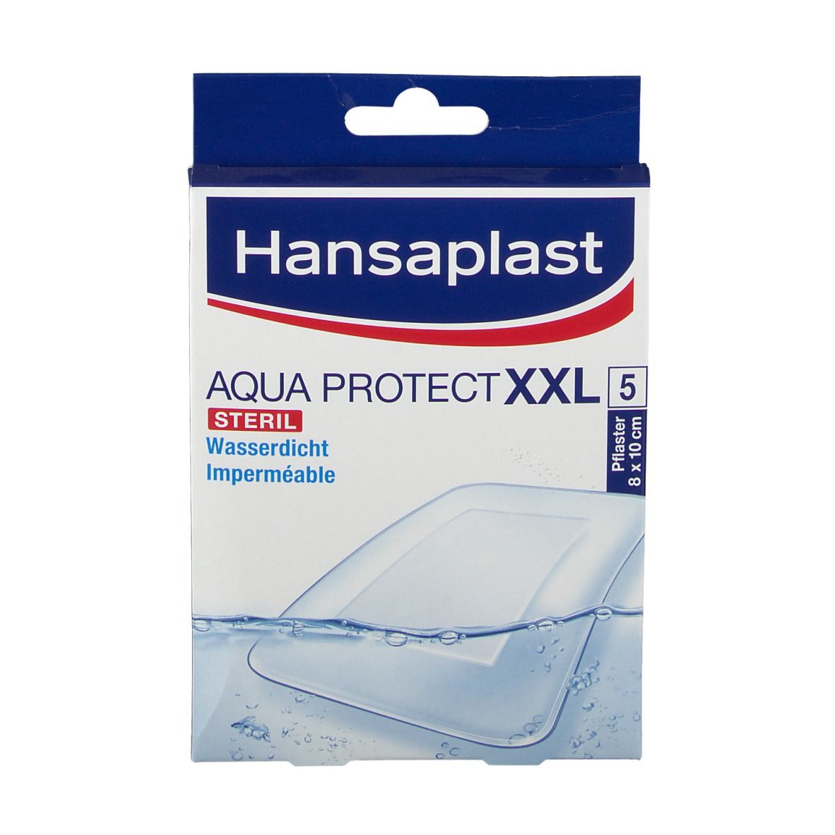 HANSAPLAST Aqua Protect XXL Pflaster 8x10 cm
