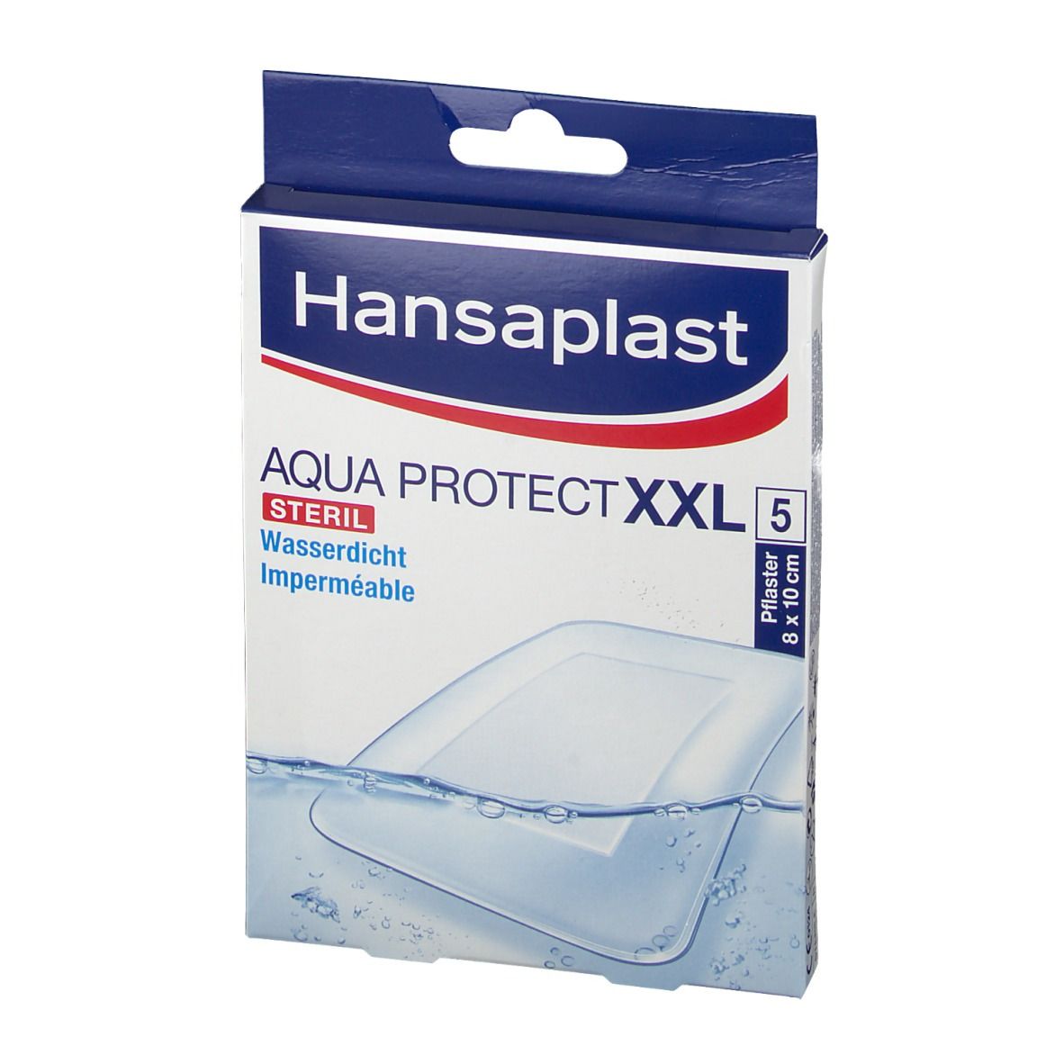 HANSAPLAST Aqua Protect XXL Pflaster 8x10 cm