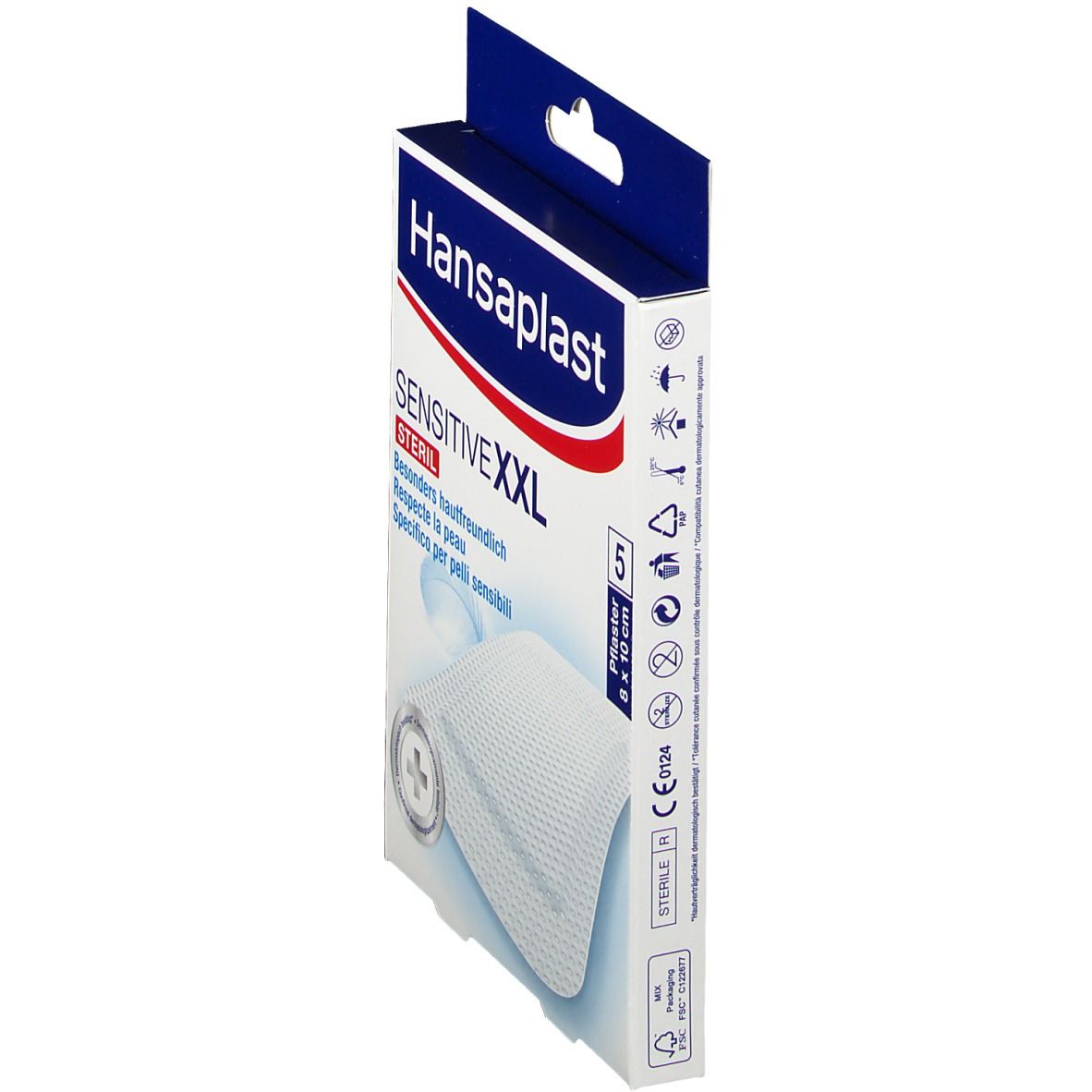 HANSAPLAST Sensitive XXL Pflaster 8x10 cm
