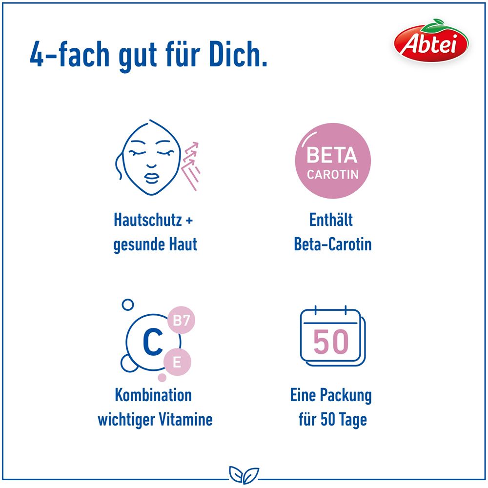 Abtei Beta-Carotin Plus Hautaktive B-Vitamine