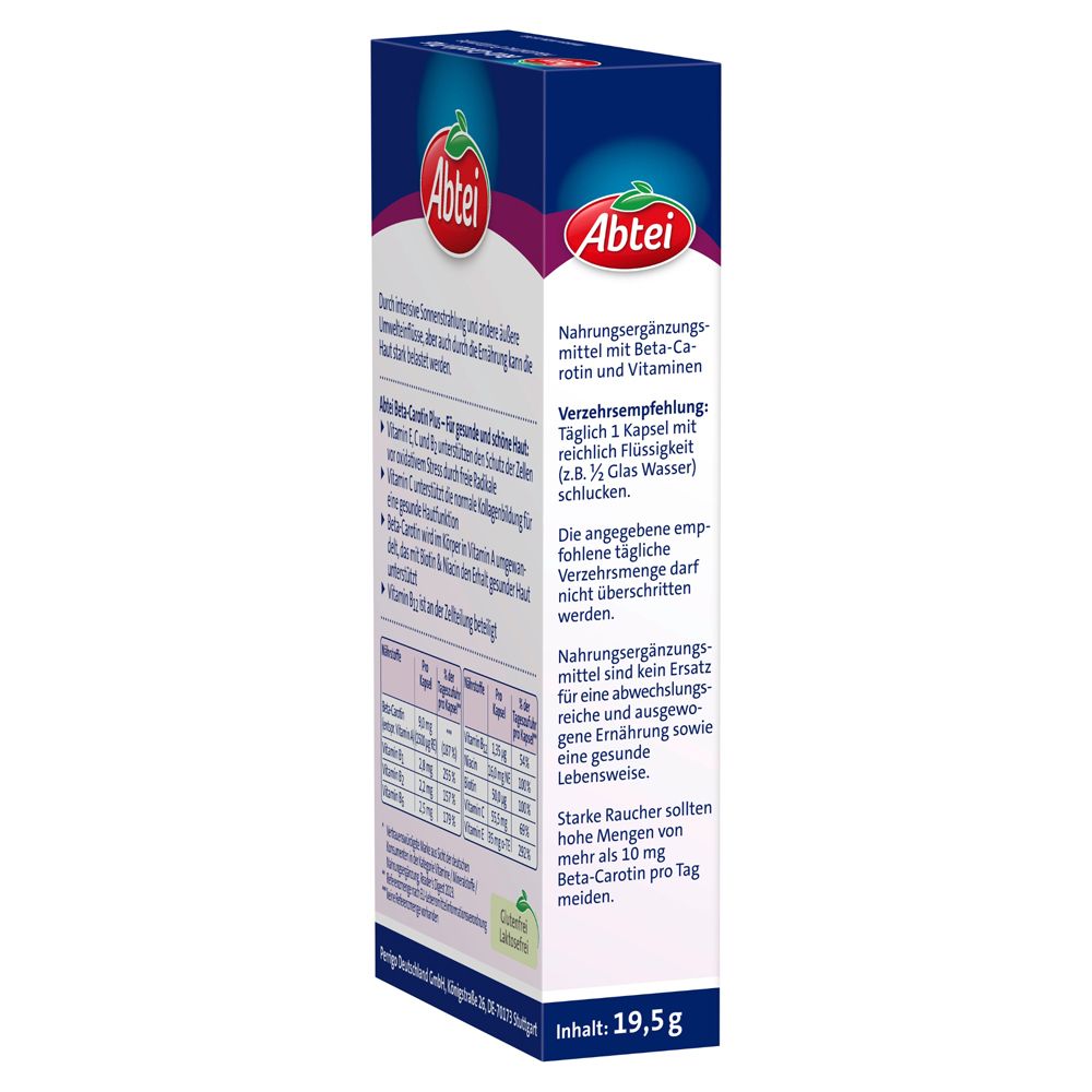 Abtei Beta-Carotin Plus Hautaktive B-Vitamine