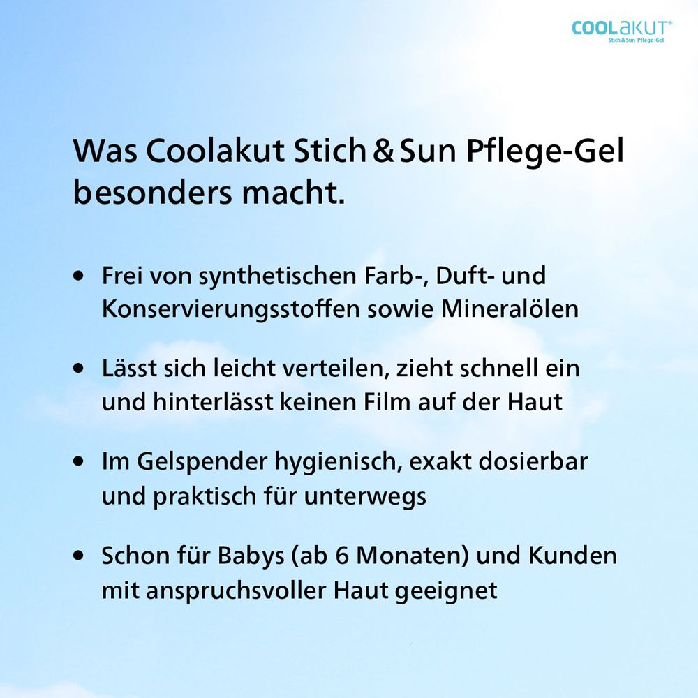 COOLakut® Stich & Sun Gel de soin