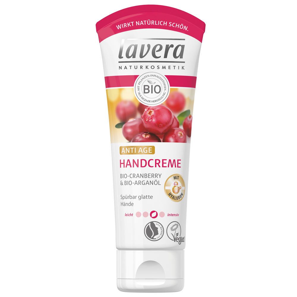 lavera Anti Age Handcreme Bio-Cranberry & Bio-Arganöl
