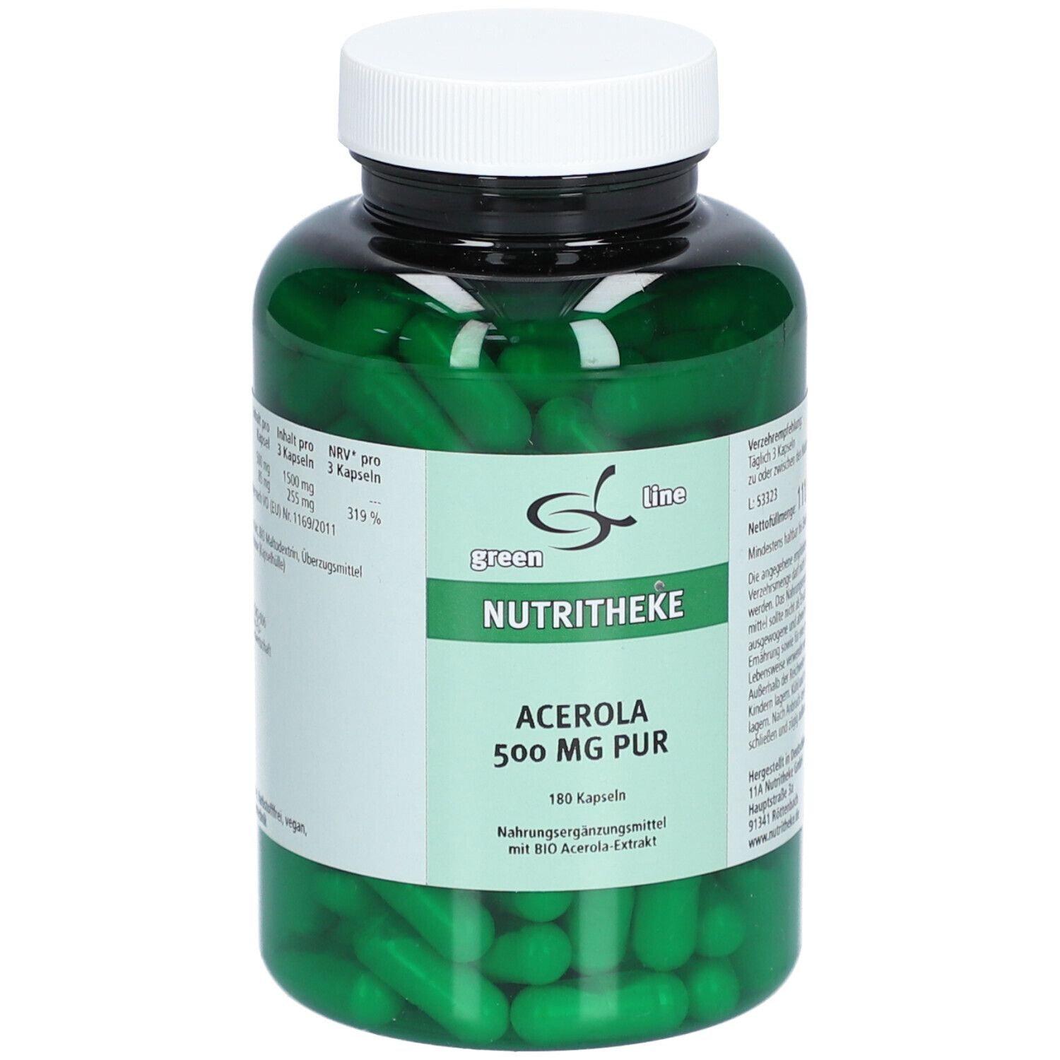 greenline NUTRITHEKE ACEROLA 500 mg pur gélules