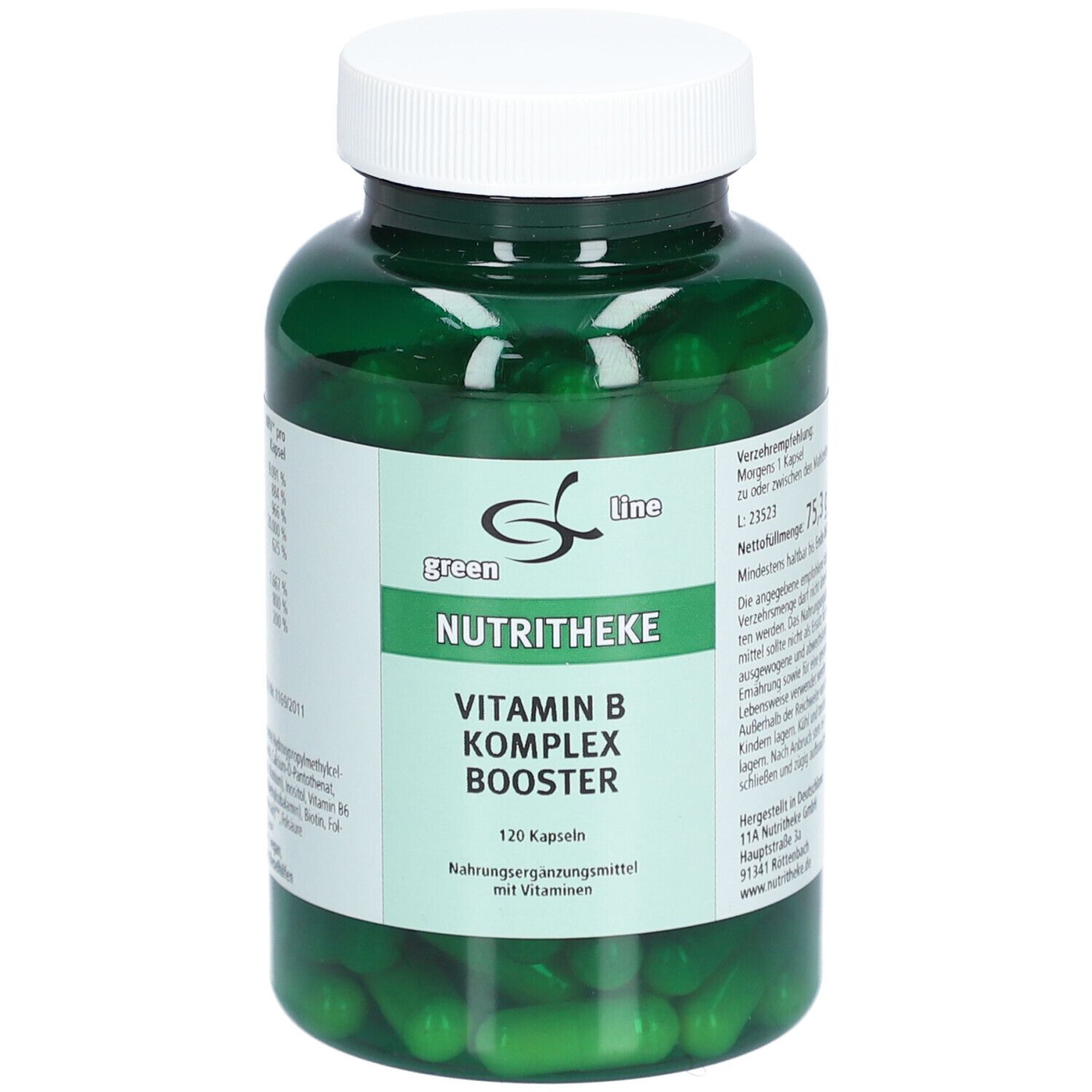 GREEN LINE NUTRITHEKE Vitamine B Complex Booster en capsules