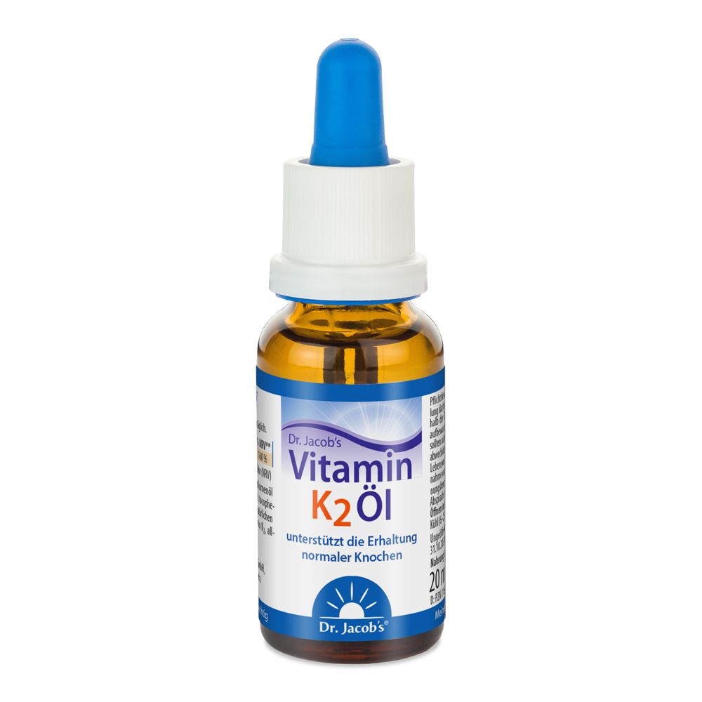Dr. Jacob's Vitamin K2 Öl Alltrans MK7 640 Tropfen vegan