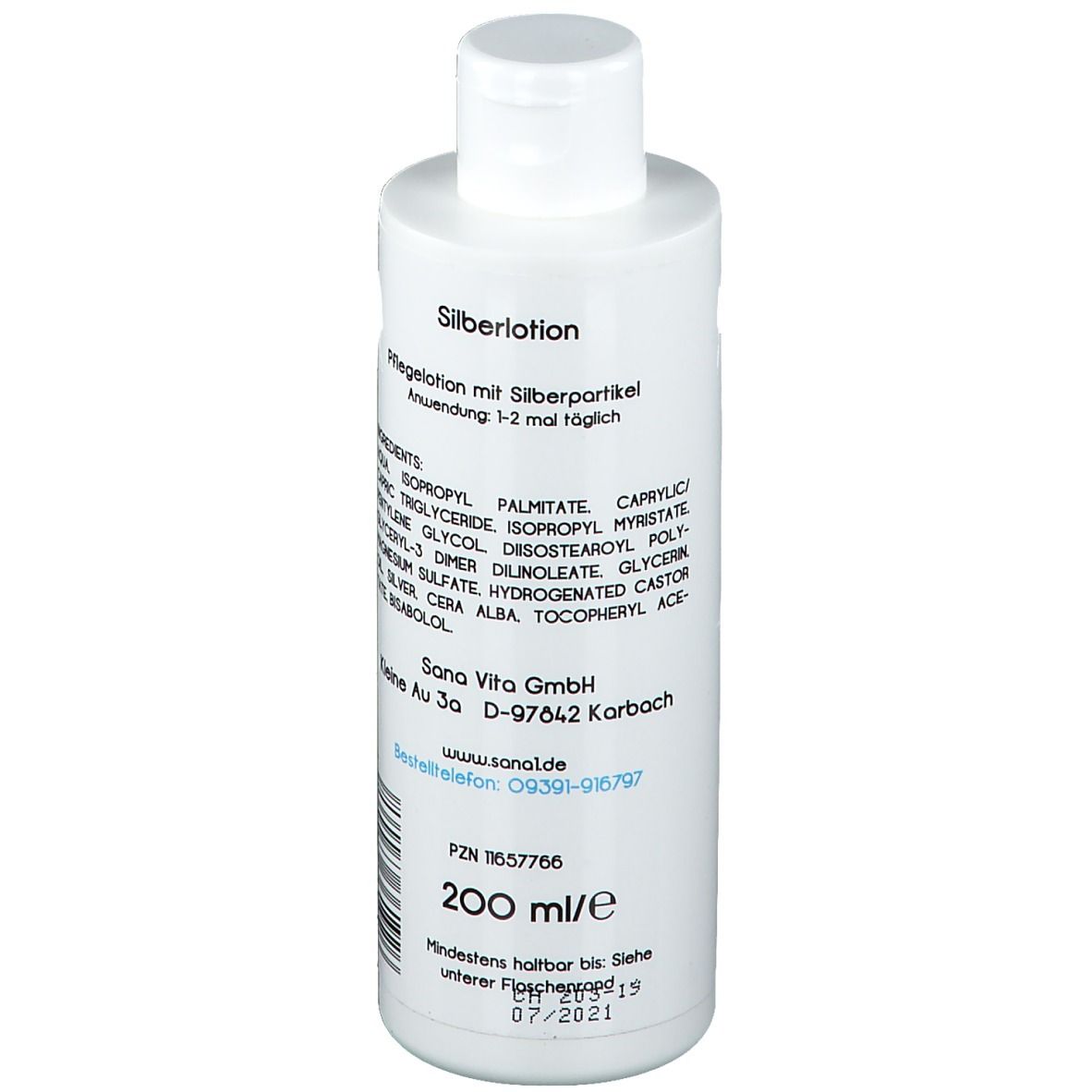Sana Vita Silver Lotion