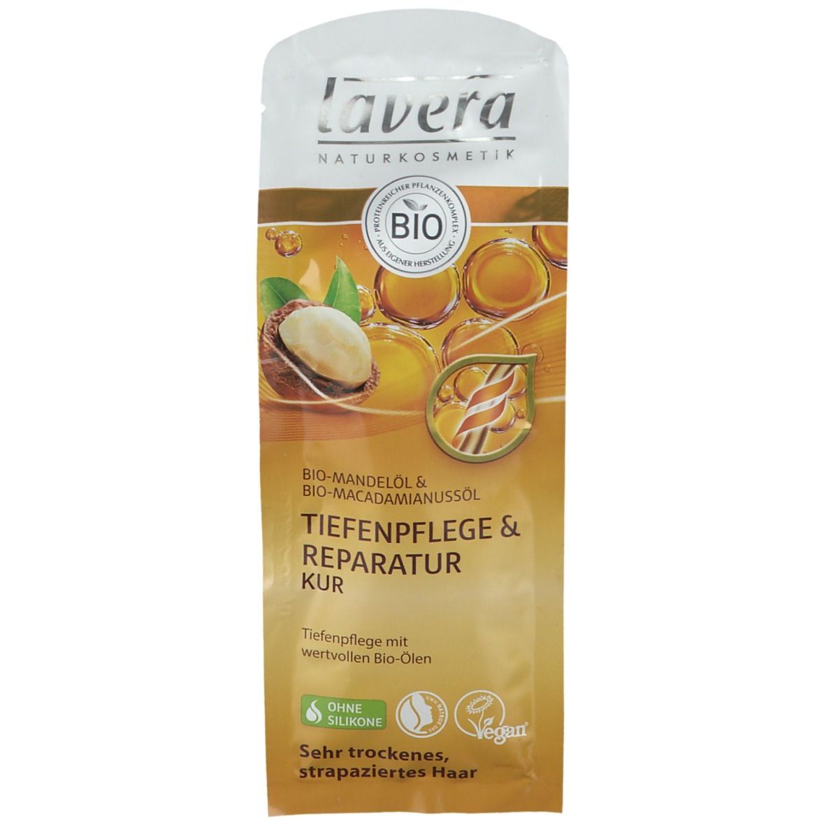 lavera Tiefenpflege & Reparatur Kur Bio Mandelöl & Macadamianussöl