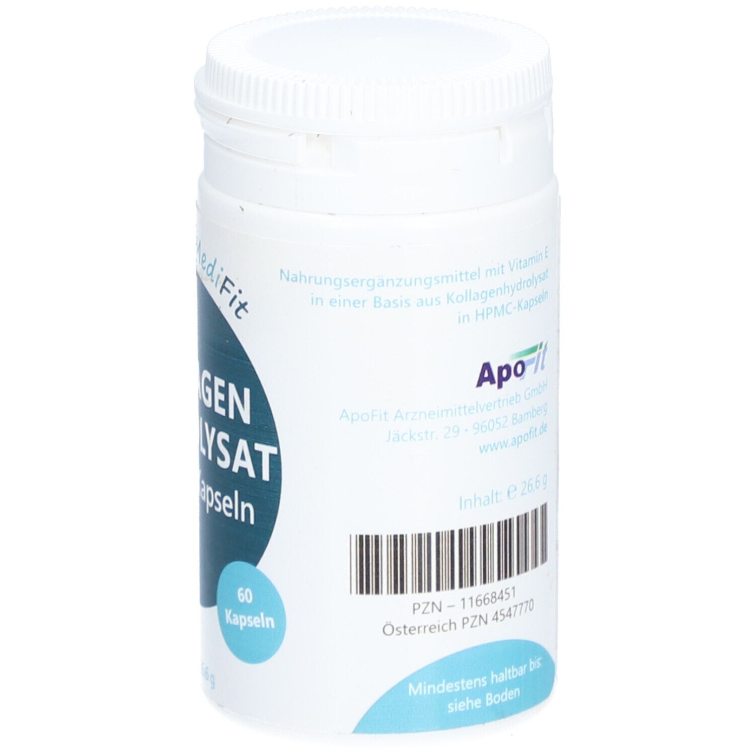 Kollagen Hydrolysat 200 mg Kapseln MediFit