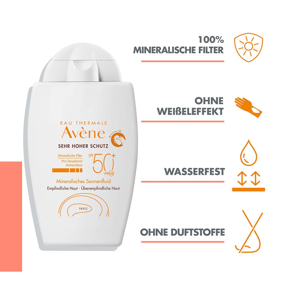 Avène Mineralisches Sonnenfluid SPF50+ ungetönt