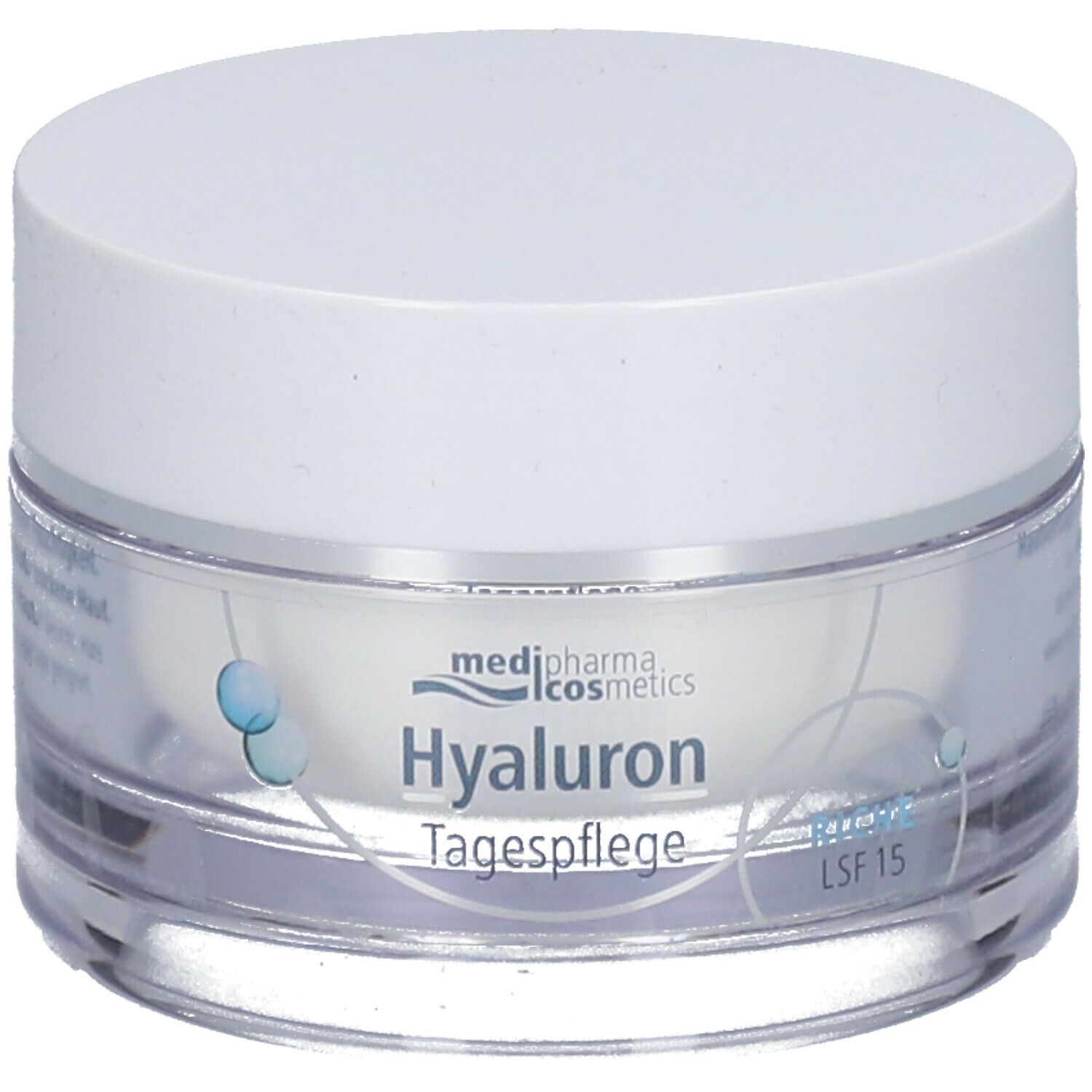 medipharma cosmetics Hyaluron Tagespflege riche mit LSF 15