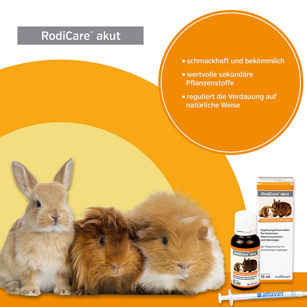 RodiCare® akut für Kaninchen, Meerschweinchen und Kleinnager