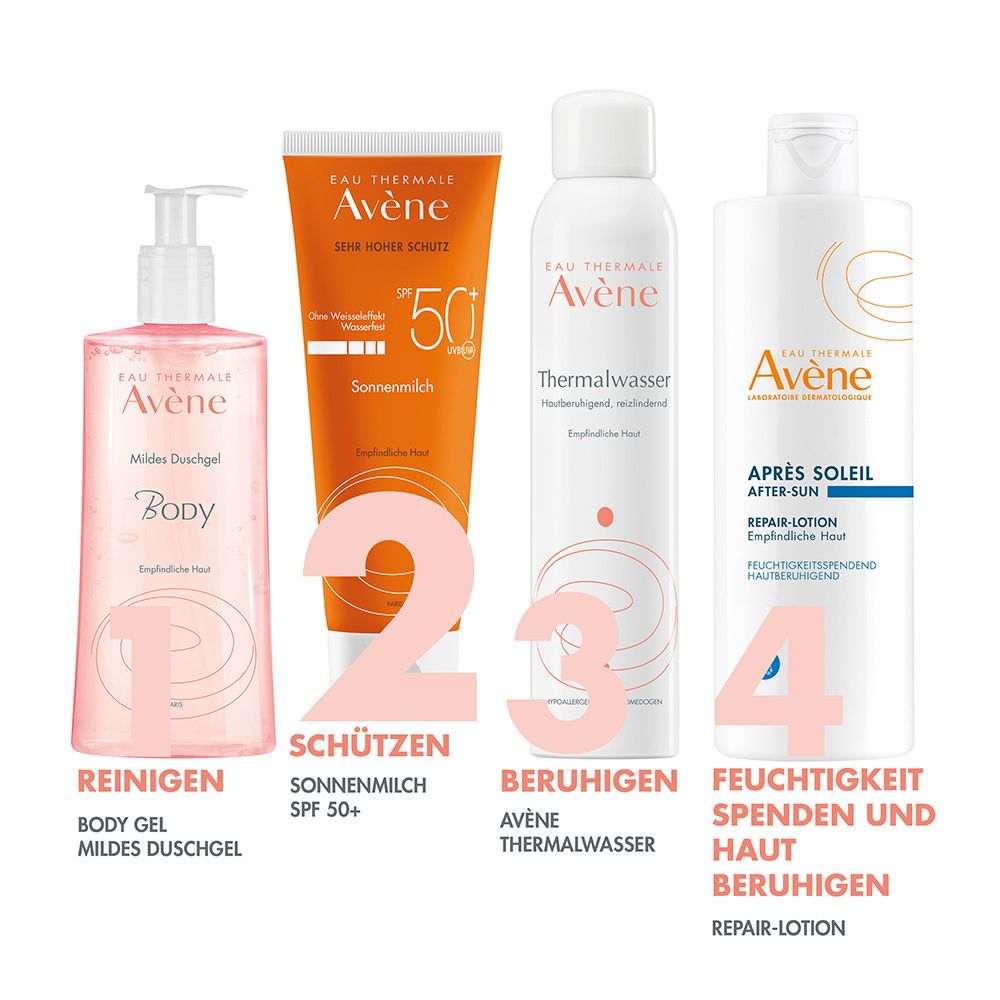 Avène SunSitive Sonnenmilch LSF 50+ - Hochverträglicher Sonnenschutz für empfindliche Haut