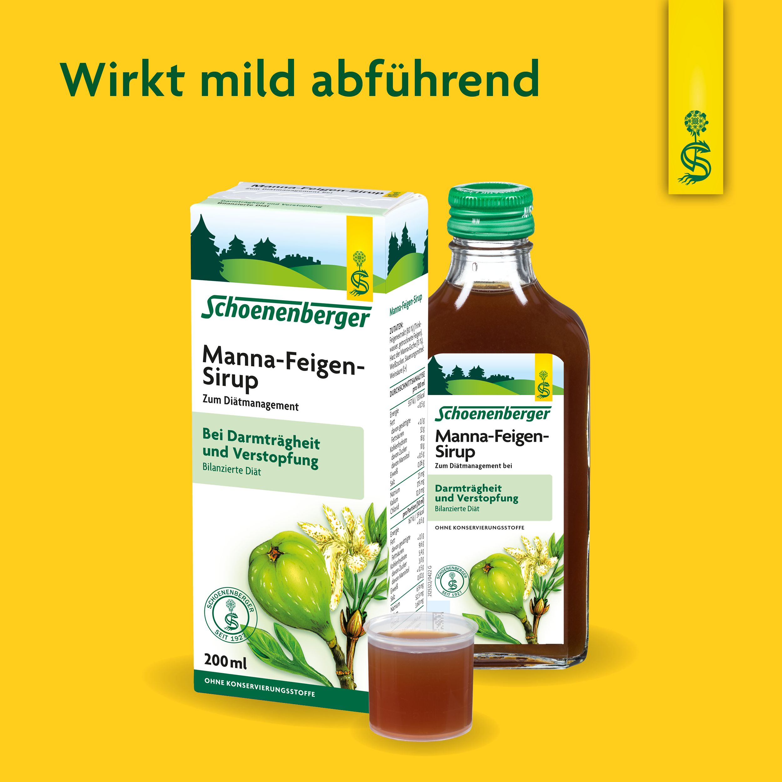 Schoenenberger® Sirop de Figue et Manne