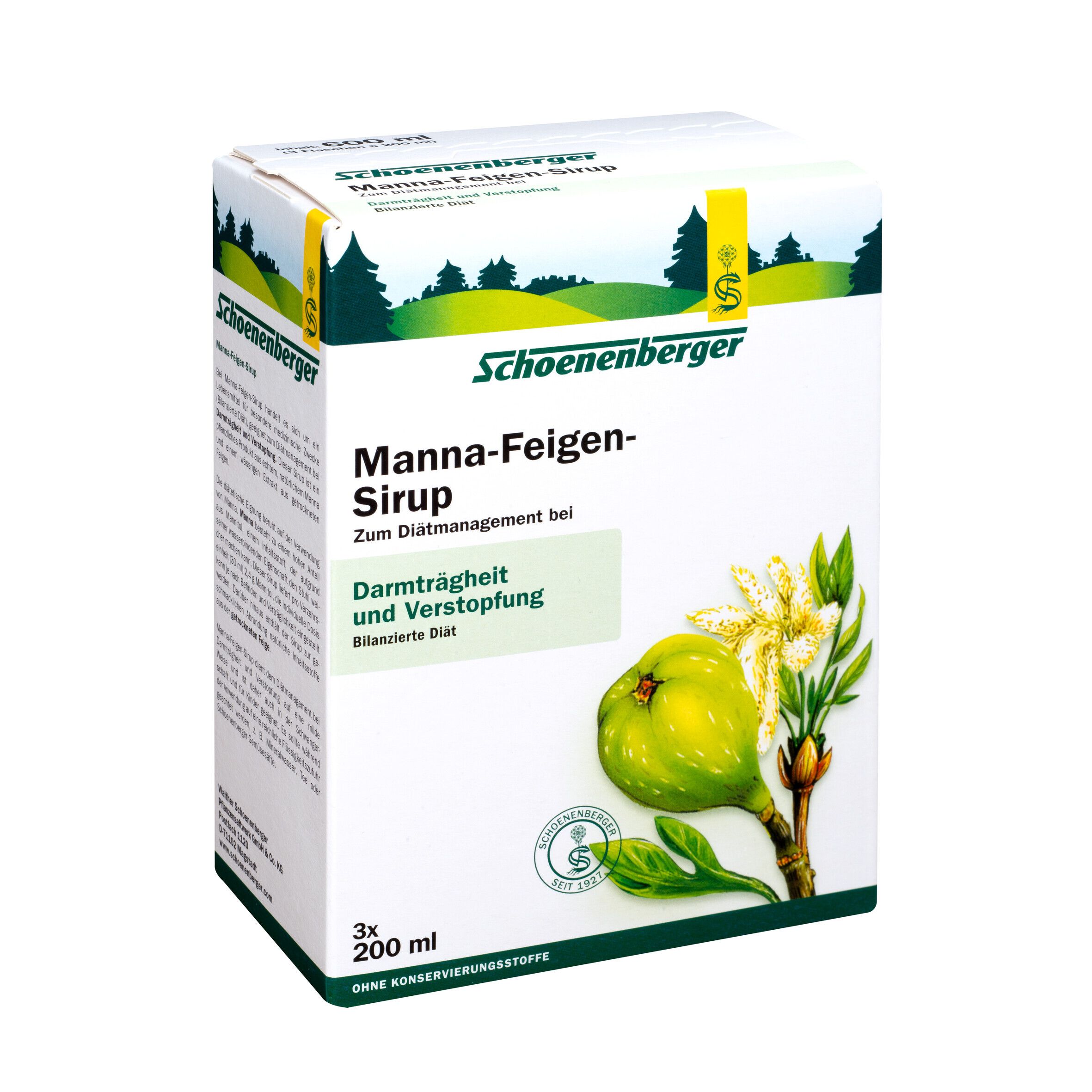 Schoenenberger® Sirop de Figue et Manne