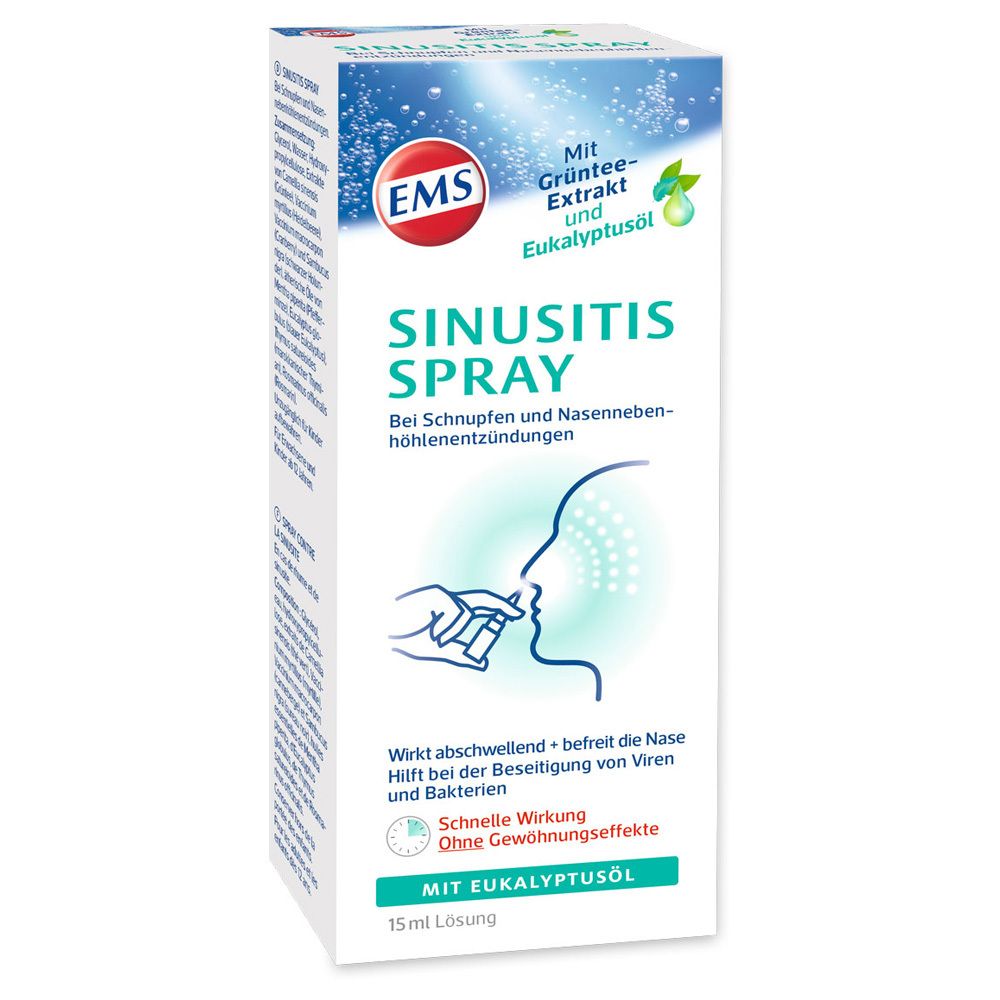 Emser® Sinusitis Spray à l'huile d'eucalyptus