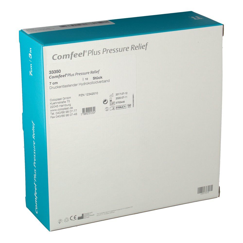 COMFEEL Plus druckentlastender Hydrokoll.Verb.7cm