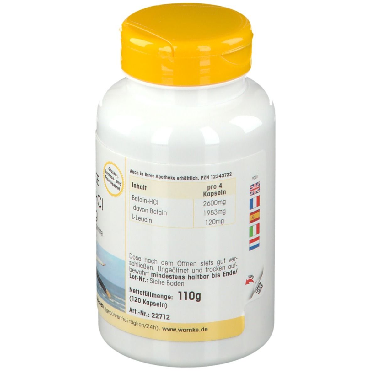 Betain HCL 650 mg