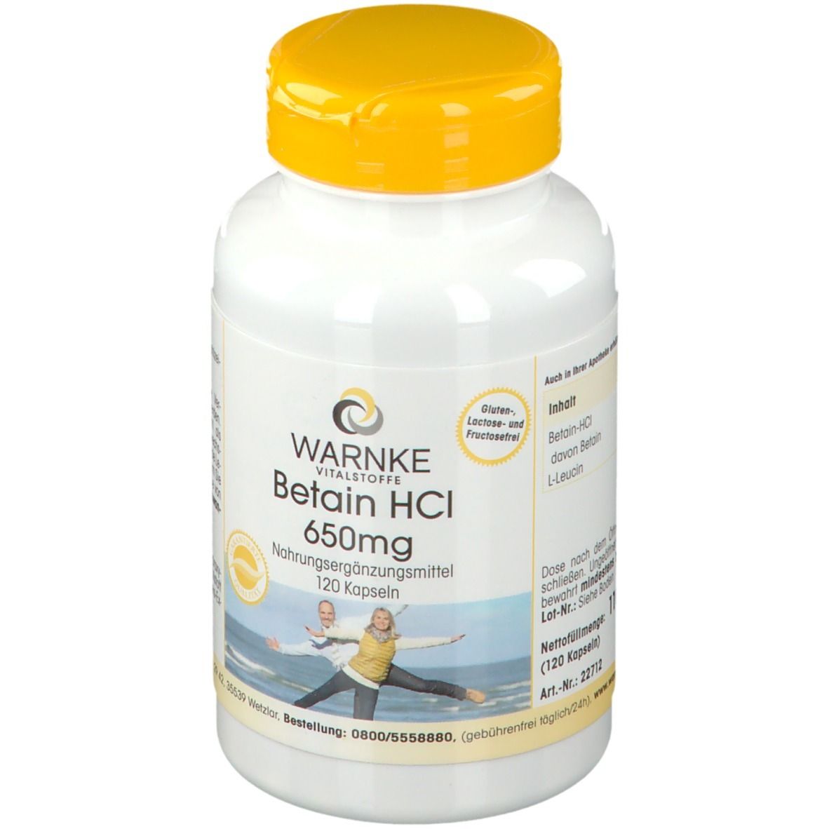 Betain HCL 650 mg