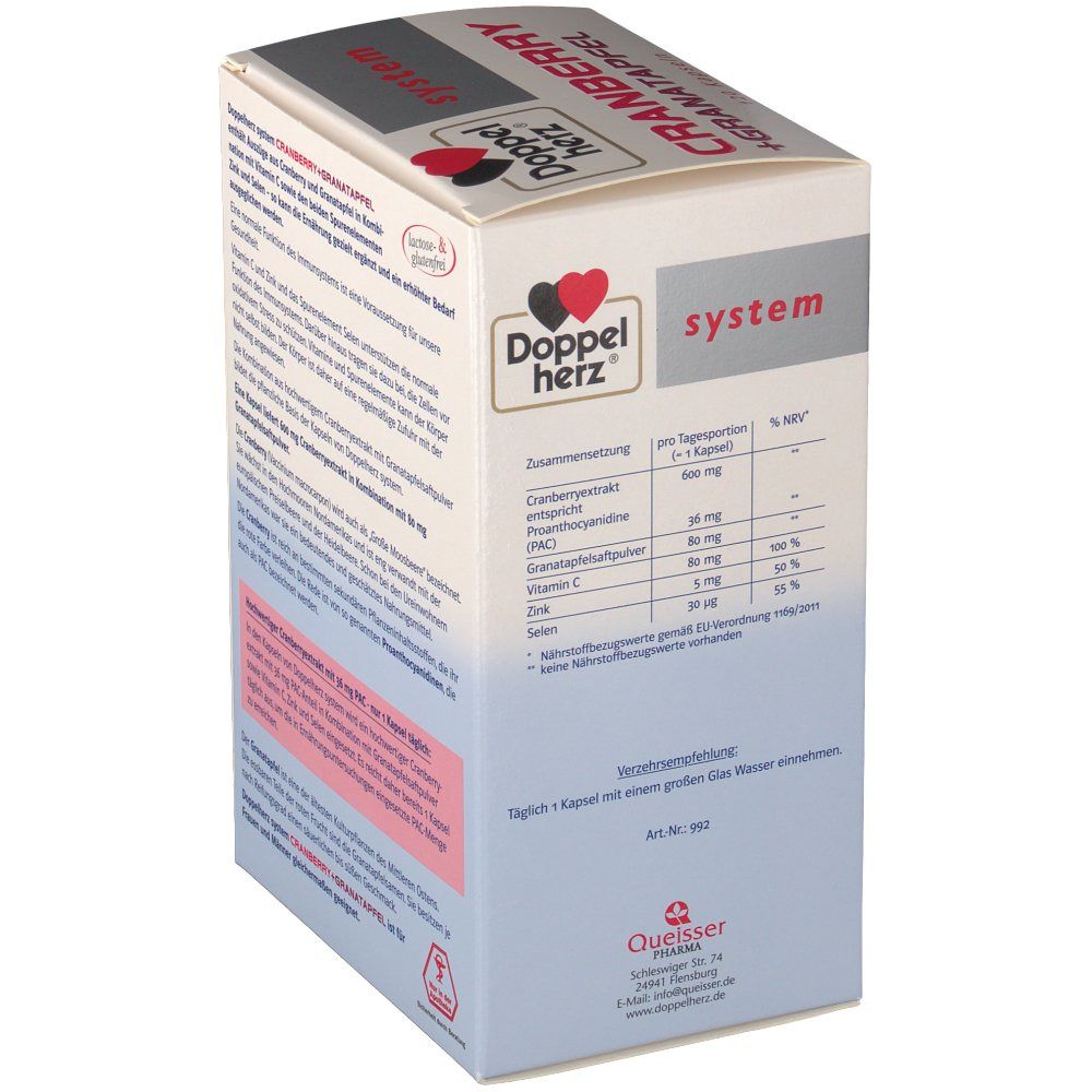 Doppelherz® system CRANBERRY + GRANATAPFEL