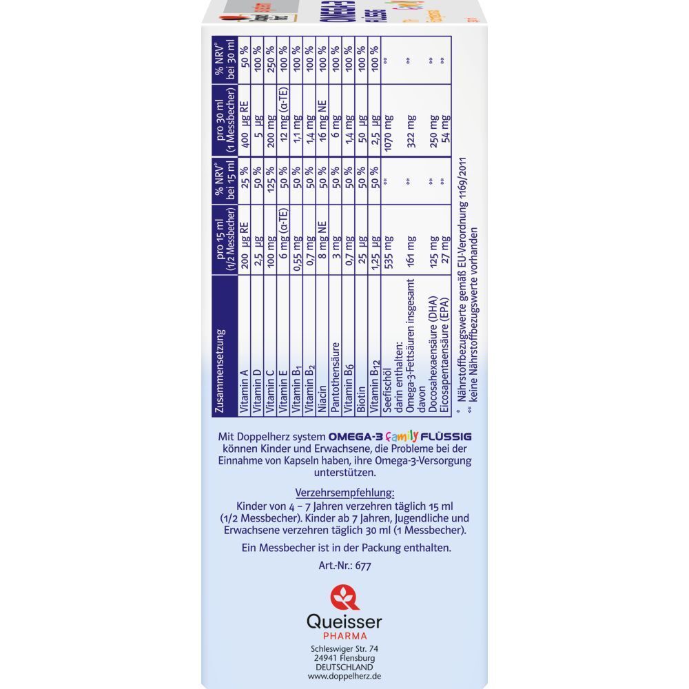 Doppelherz® system OMEGA-3 flüssig family