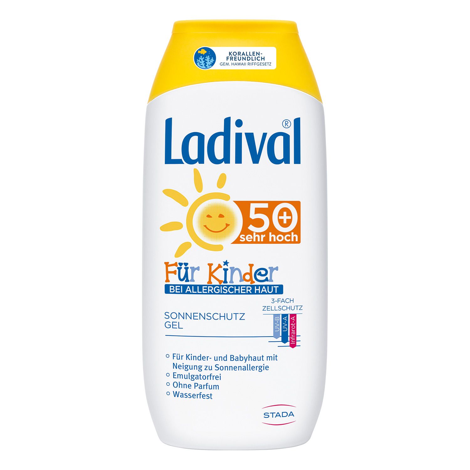 Ladival® Enfants Gel de protection solaire pour la peau allergique SPF 50+